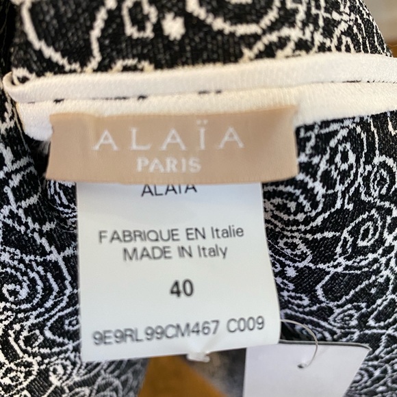 ALAIA Sleeveless Labyrinth Intarsia Dress - Picture 5 of 5